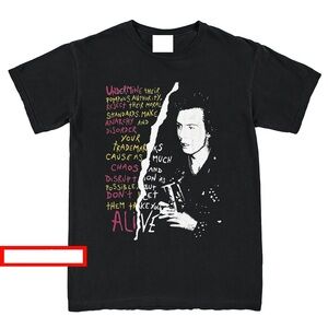 New Rare Sid Vicious Anarchy And Disorder Punk Rock Retro Unisex T-Shirt